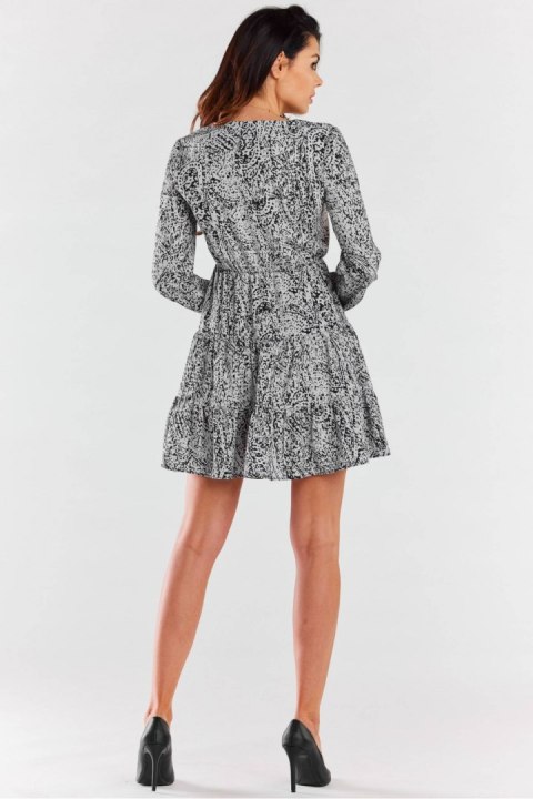 Sukienka Model A470 Black/White Pattern - awama Hurtownia odzieży on-line, moda damska, bielizna i obuwie dla kobiet - Matterhor Awama